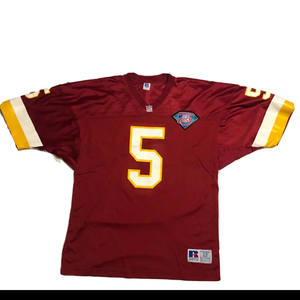 1994 Washington Redskins Russell Jersey, NFL 75th Anniversary Size 52